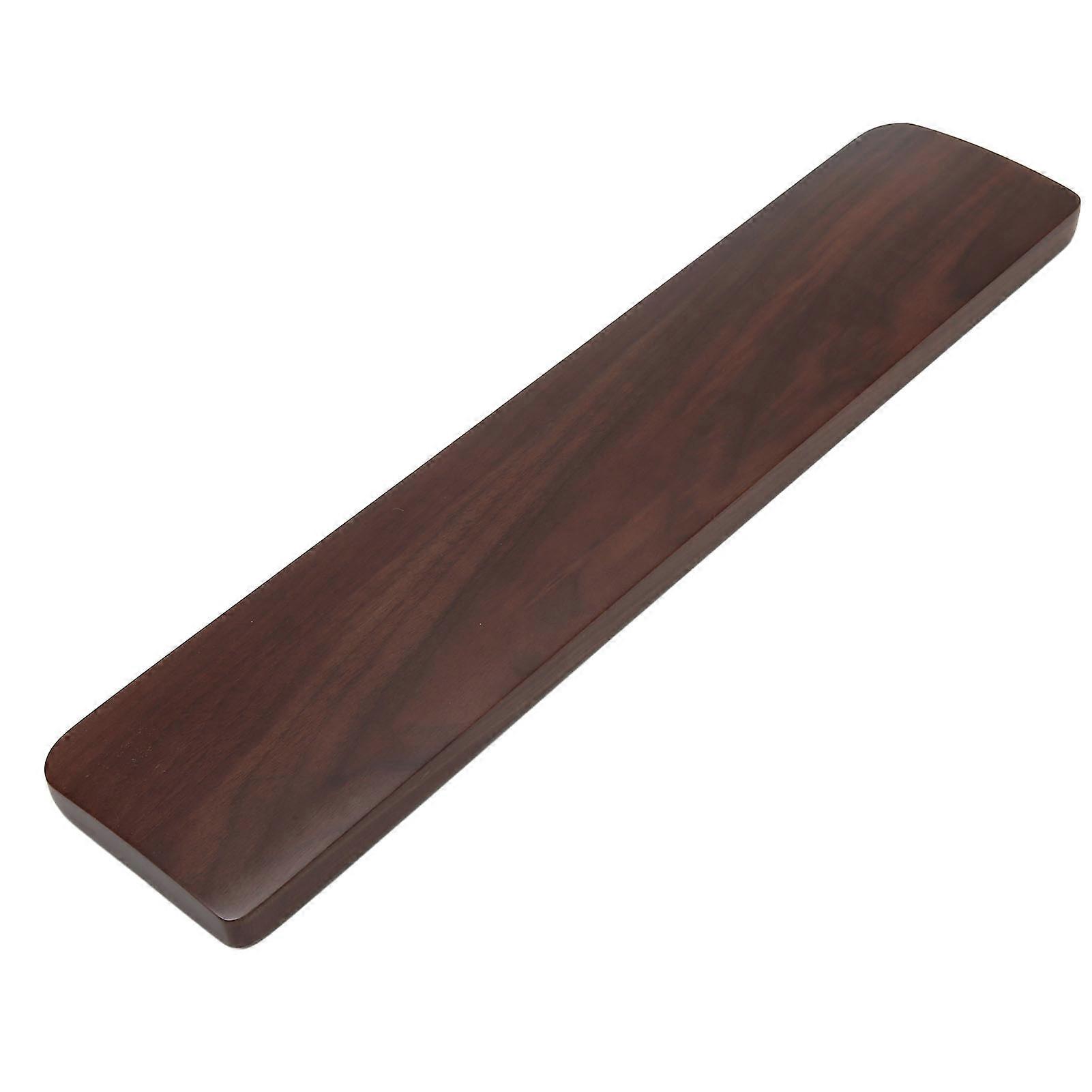 Keyboard Rest Wrist Pad Slip Resistant Fatigue Relief Wooden Hand Pad For Gamers Programmers Workers Writers Editors 104 Key 440mmx80mmx18mm/17.32x11