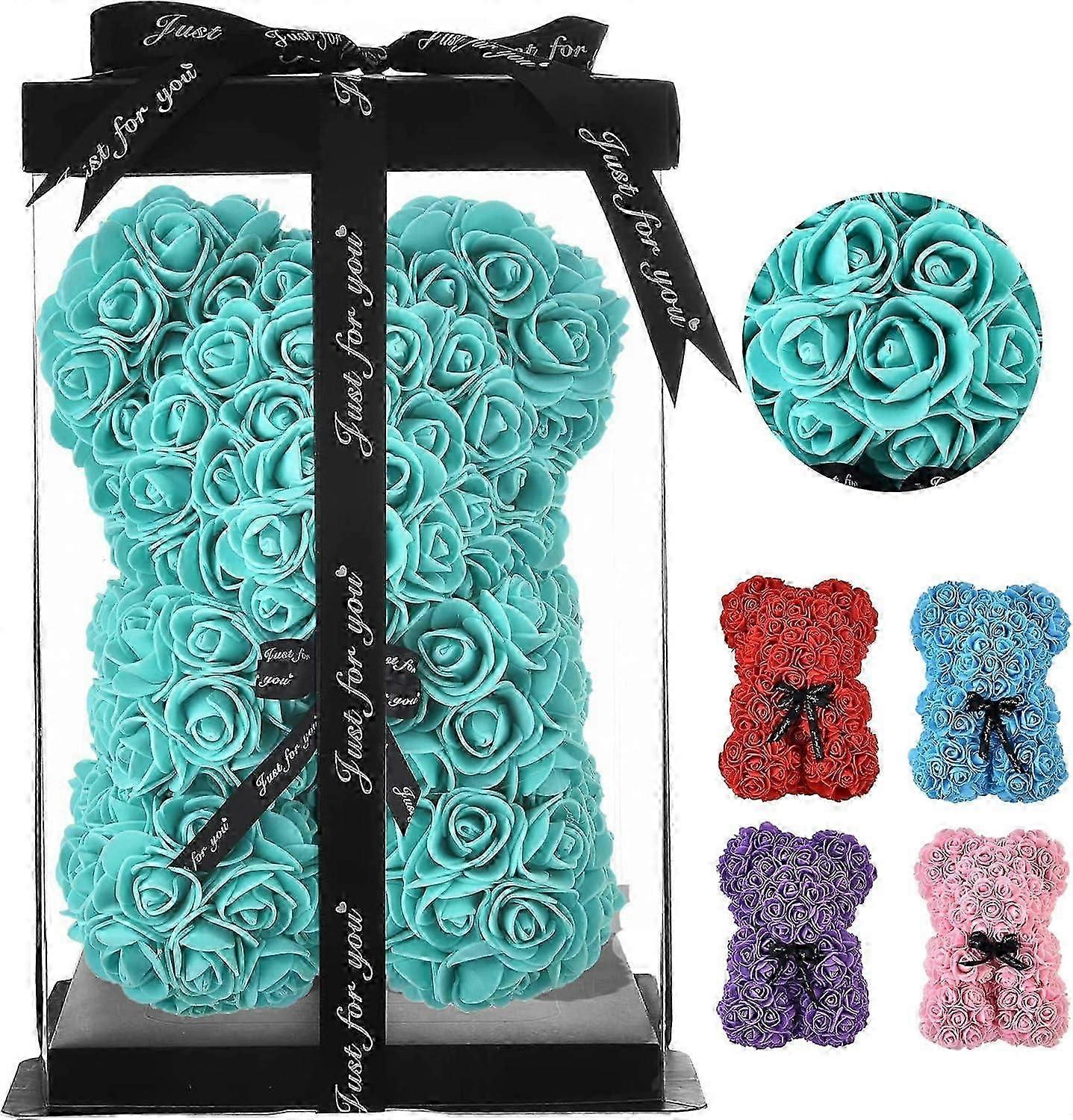 Flowers Rose Bear, Teddy Bear with Rose, Flower Bear Cub