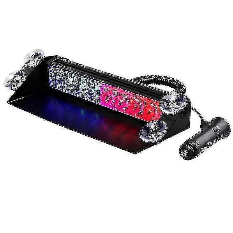 Led Windshield Dash Strobe Emergency Flash Light Warning Light Bar Plice Strobe Light Car Truck School Bus Signal Lamp With Sucker Holder