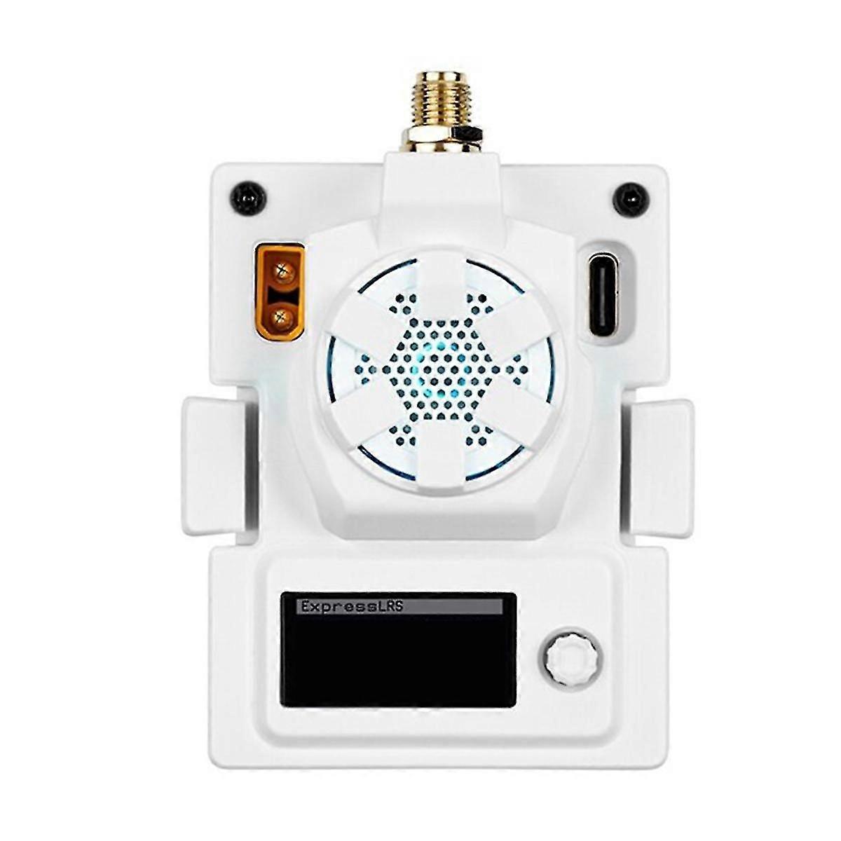 For Elrs Mini Tx Module 2.4g 915mhz Oled Screen Built-in Cooling Fan For Tx16s Tx12 X9d Plus Q X7 F