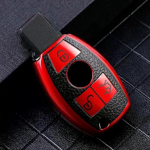 For  A B C E GL S GLA GLK CLS Class AMG W204 W205 W212 W463 W176 Car Smart Key Case Cover Shell Bag Keychain MXP