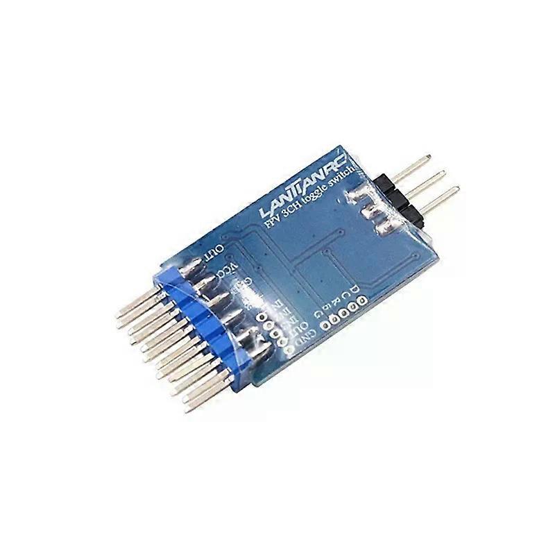 3 Way Video Switch Module Video Switch Module Blue 5.8G 3 Channel Video Switch for RC FPV Camera