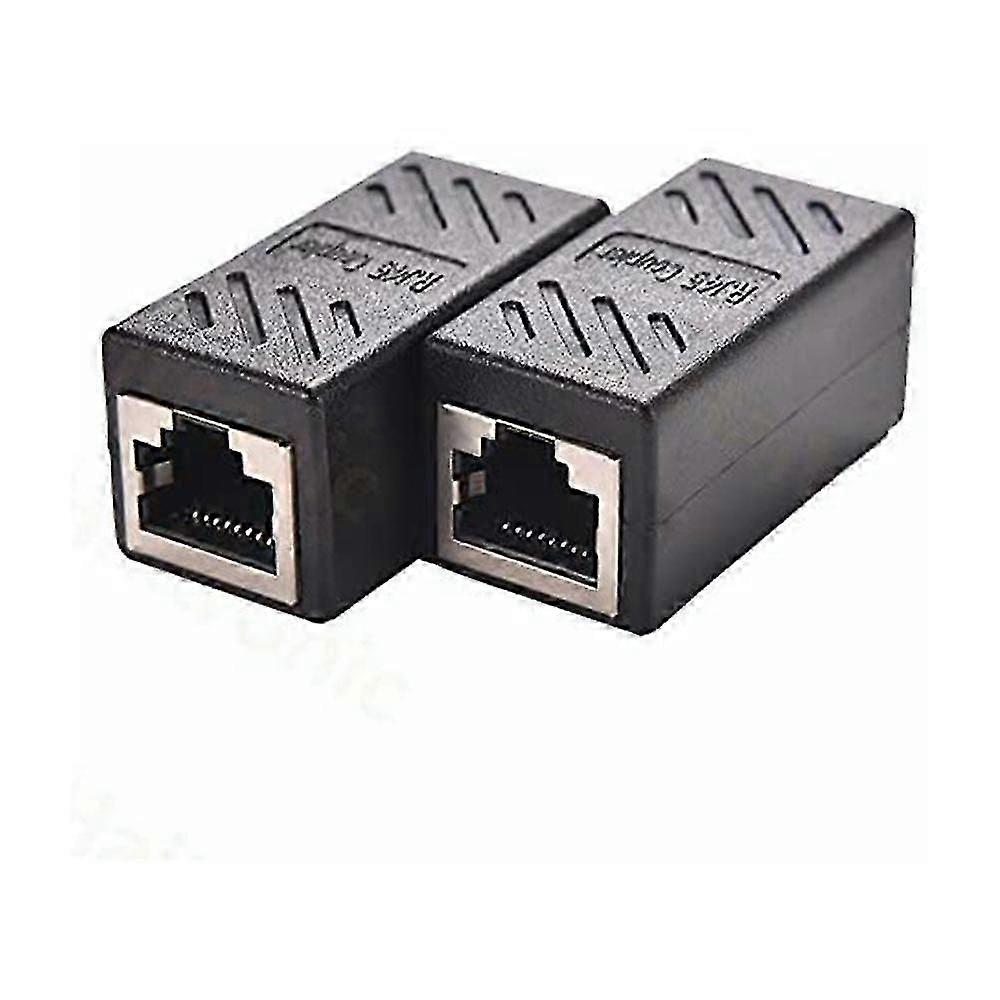 2 Pack Rj45 Coupler Ethernet Cable - Cat7/cat6/cat5e Extender