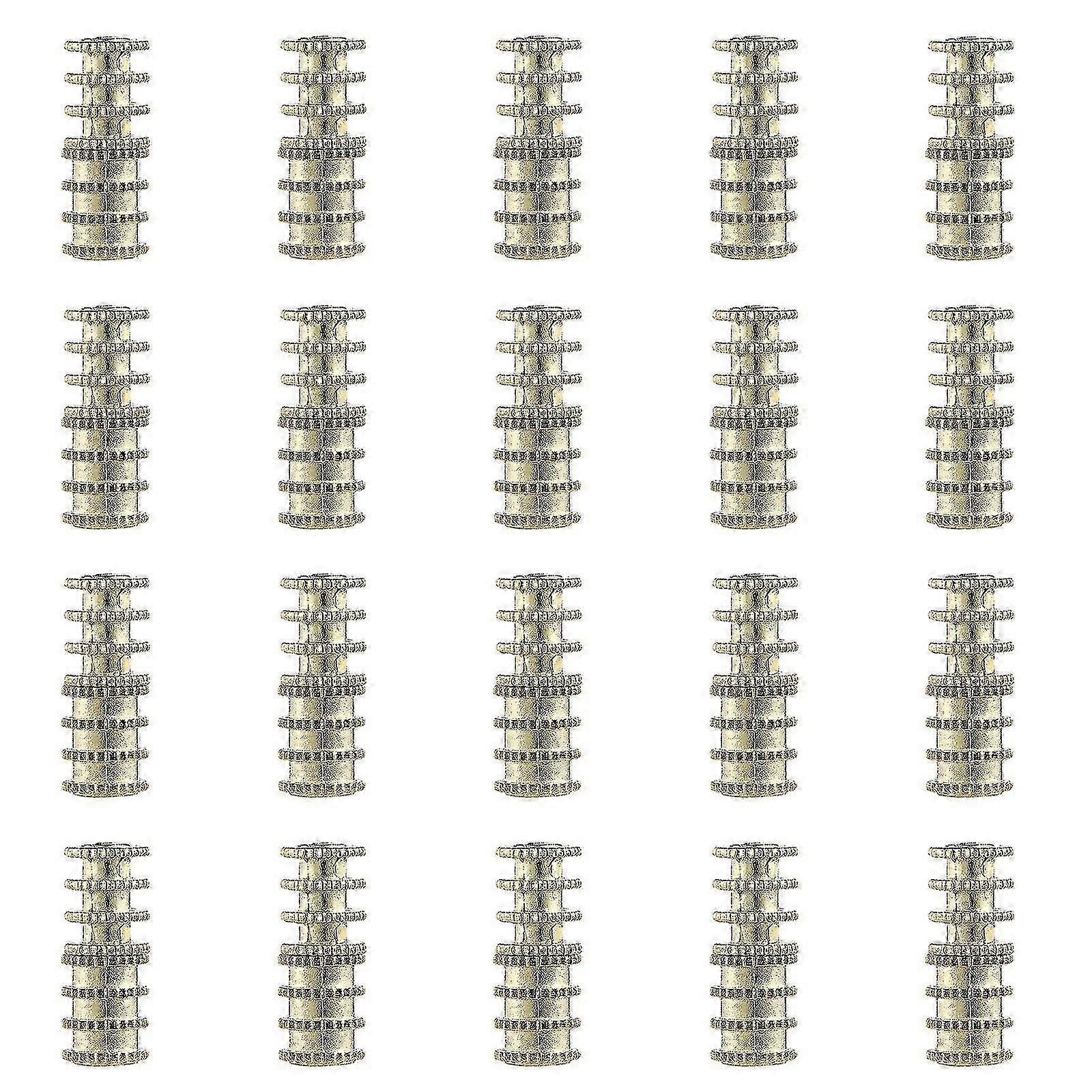 20pcs Metal Alignment Pin Zinc Alloy Positioning Rods Table Leaf Dowels Metal Table Pin Table Bolt Sleeves