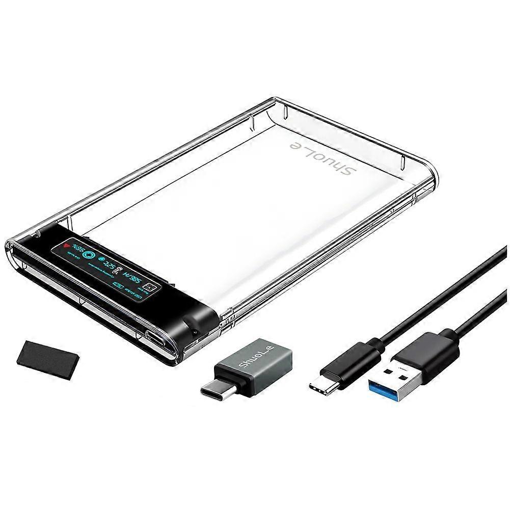 USB3.2 External HDD Case 5Gbps 2.5 Inch Hard Disk Case Hard Drive Enclosure SATA HDD SSD Storage C