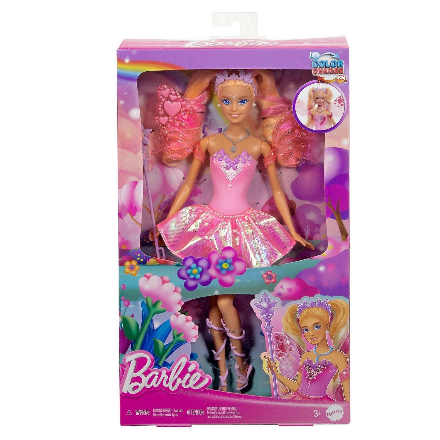 Barbie Färgskiftande Fedocka