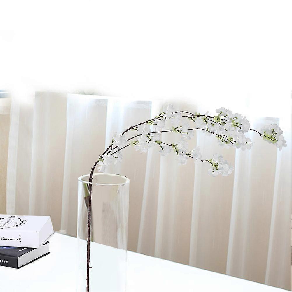 Decorative Artificial White Cherry Blossoms Bouquet
