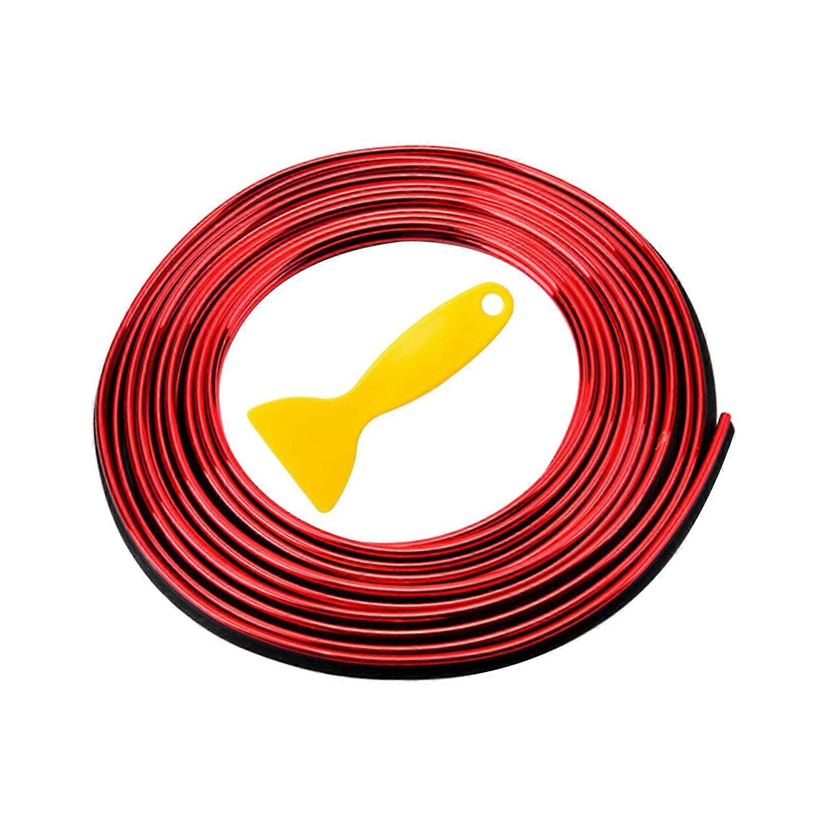 Automobile Decorative Molding Line Dashboard Red