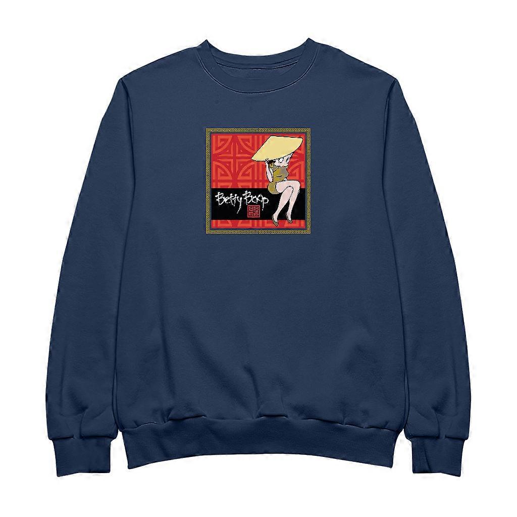 Betty Boop Longevity Symbol Pattern Men's Sweatshirt