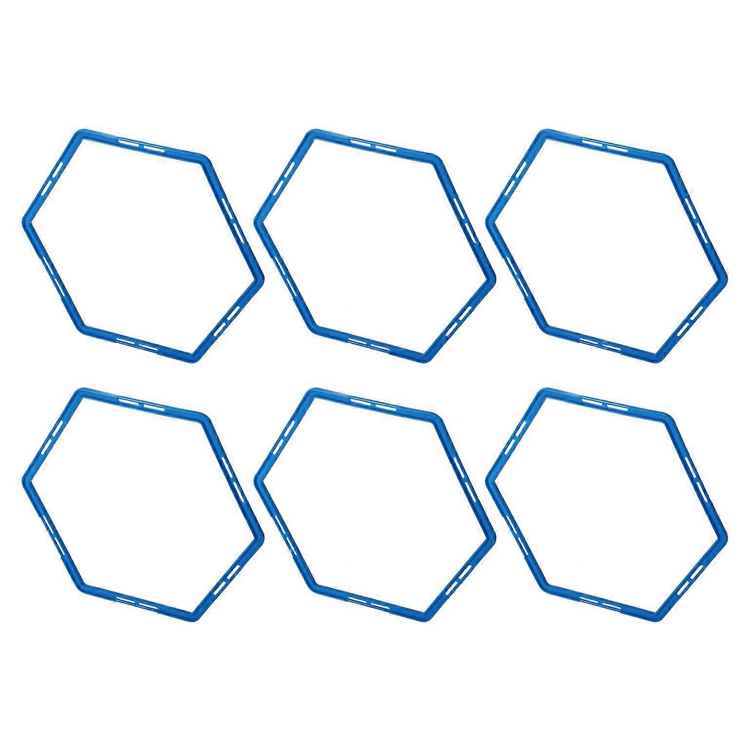 Hex Training Ring Set - 6pcs Fitness Equipment for Physical Training