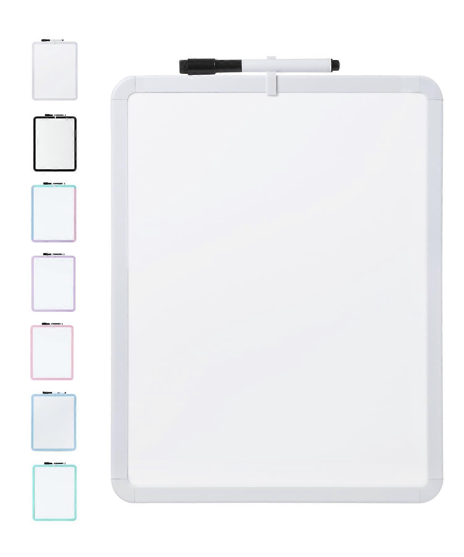 Small Mini Dry Erase Board for Kids 14" x 11" Portable Magnetic Whiteboard for Classroom Home Use Lightweight Durable Surface