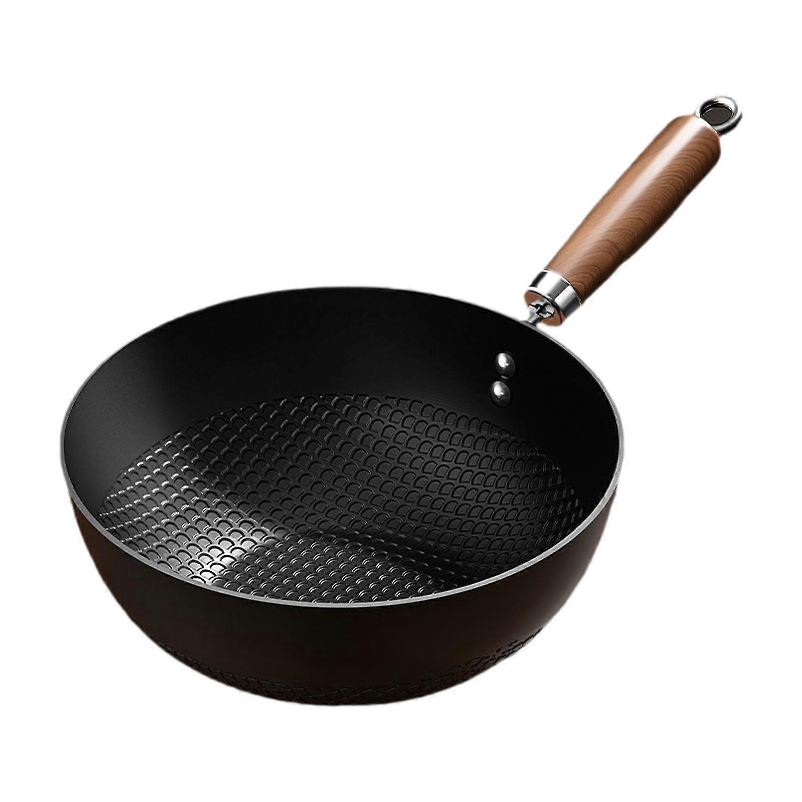 Jernarbeid Stekepanne Multipurpose Non Stick kokekar Kinesisk wok for matlaging