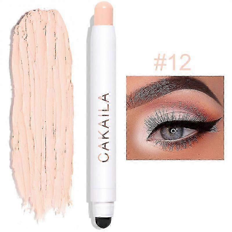 CAKAILA One-stroke Two-use Three-dimensional Non-smoothing Silkworm Pen Eye Shadow Pen Make-up