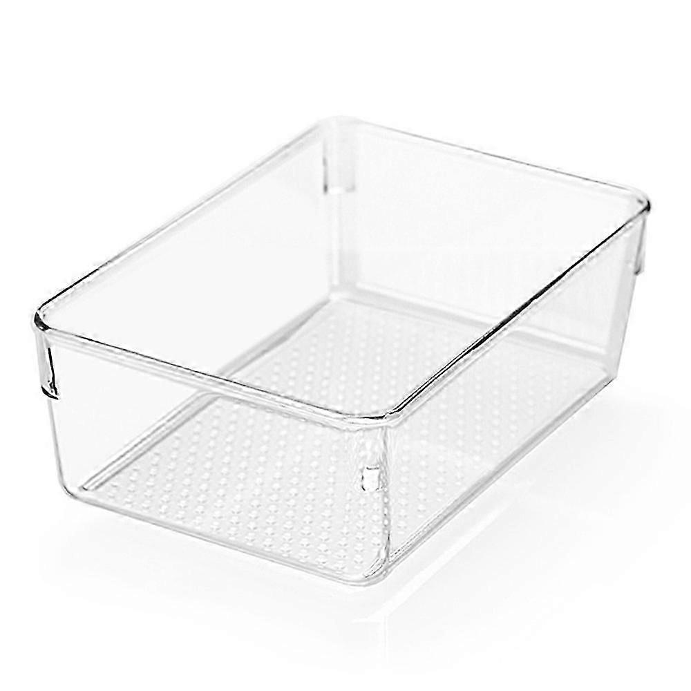Kitchen Refrigerator Desktop Storage Box Transparent Fruit and Vegetable Beverage Storage Box Cosme