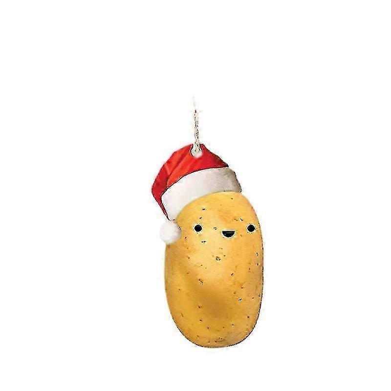 Acrylic Christmas Tree Potatoes Decorations, Scene Decoration Props