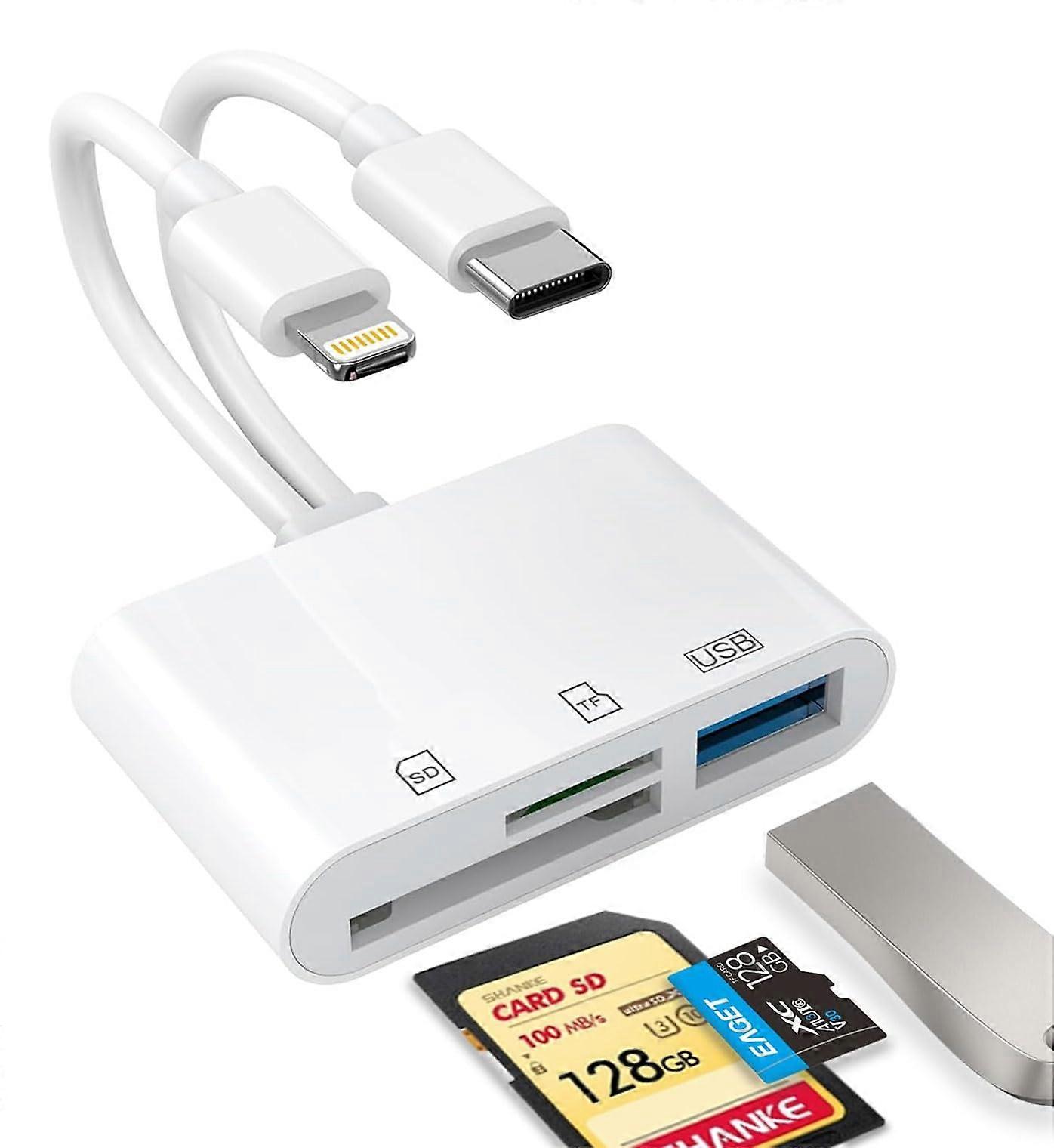 SD Card Reader for iPhone and iPad Data Transfer File Storage Device
