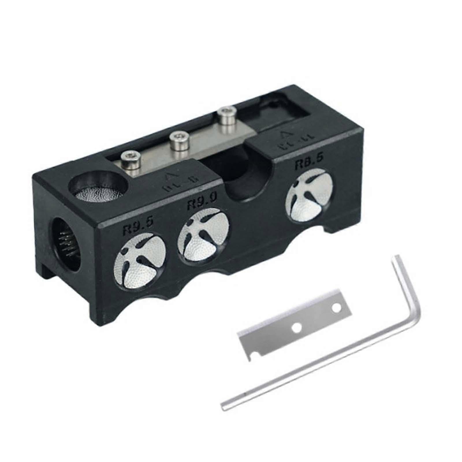 Pool Cue Tip Repair Tool Kit, Durable Billiard Cue Tip Shaper for Easy Maintenance, Compatible with Most Cue Sizes