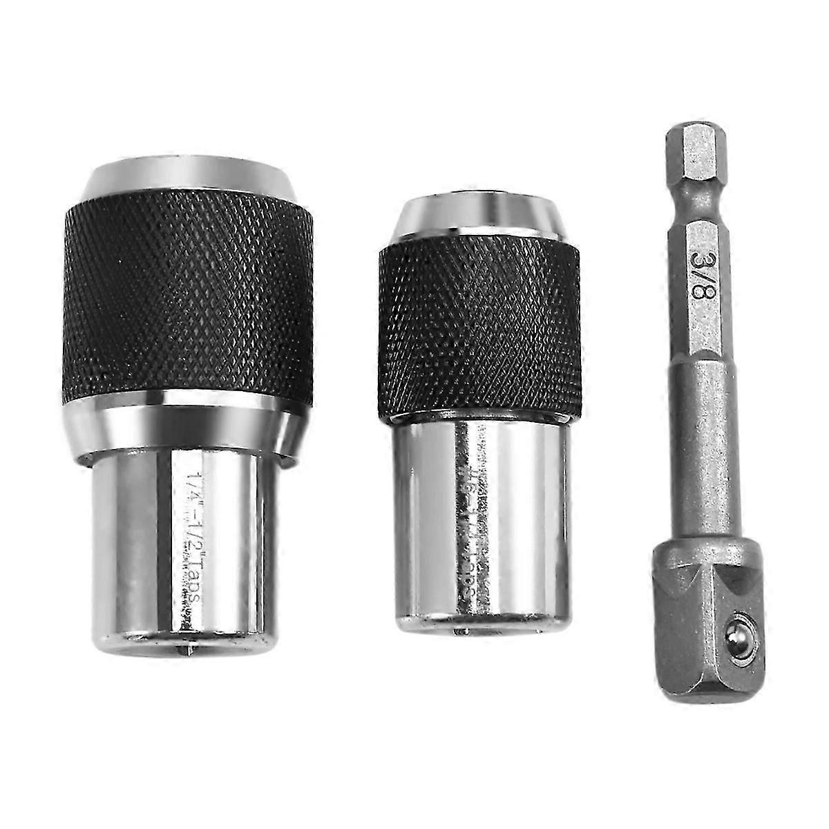 3pcs Tap Socket Set Tap Extractor Tool With Socket Adapter Tap Extractor Socket With Adjustable Jaw Extractor Tool