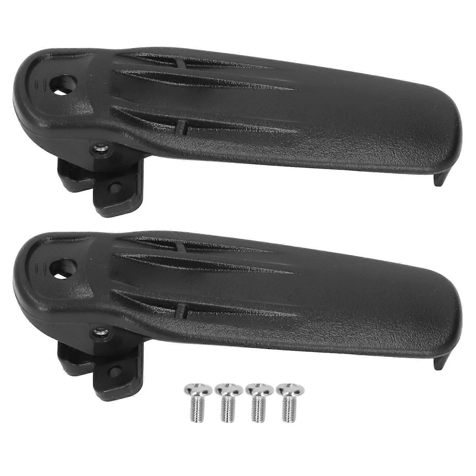 2PCS Belt Clip for Kenwood NX 200 NX 300 ABS Portable Two Way Talk Radio Belt Clip Replacement Black