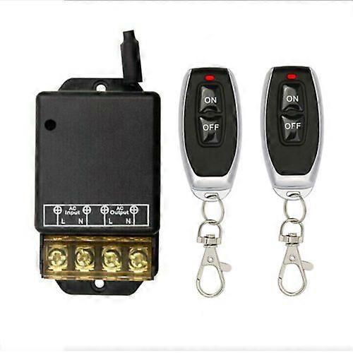230V 433MHz Wireless Remote Control Switch w/ Transmitter For Light/Motor on/off