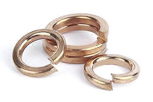 M12 M14 Copper Gasket Spring Pad - 2pcs Bronze Washer Gaskets for Automotive Applications (Inner Diameter: M12)