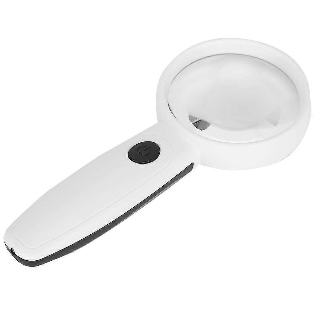6.5X Handheld Magnifier Magnifying Glass with LED Illuminated for Seniors, Macular Degeneration, Reading Hobbyists