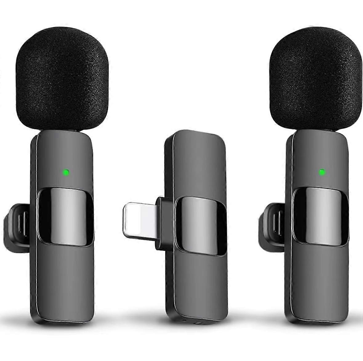 Wireless Lavalier Microphone for iPhone15,Android
