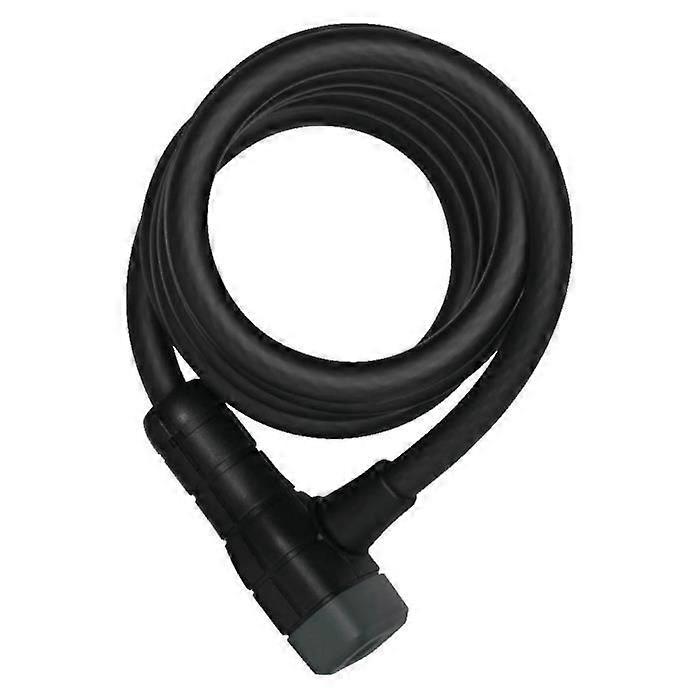 ABUS Booster 6512K/180 cm cykellås med nøgle, sort