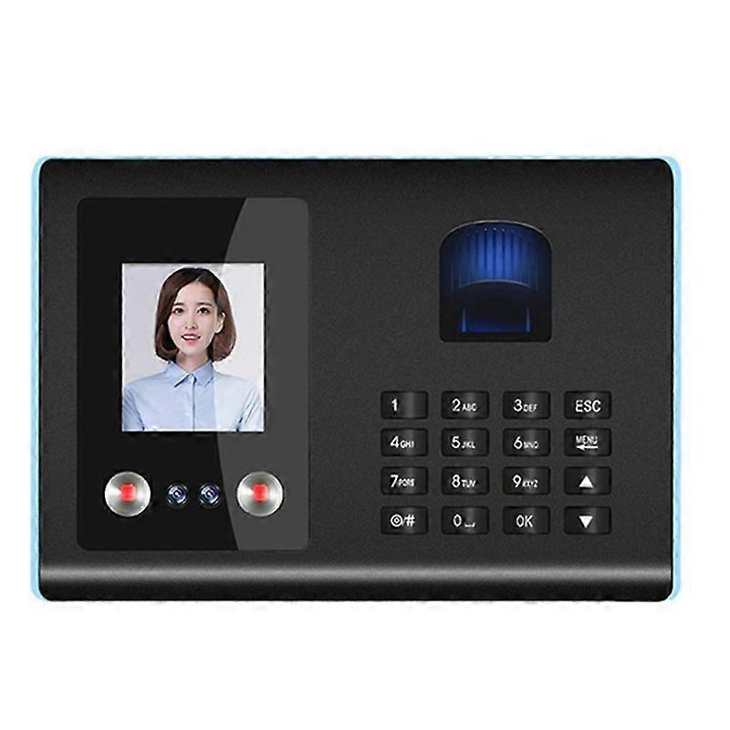 Smart Attendance Machine Face Fingerprint Password Checking-in Recorder for Employees Voice Prompt