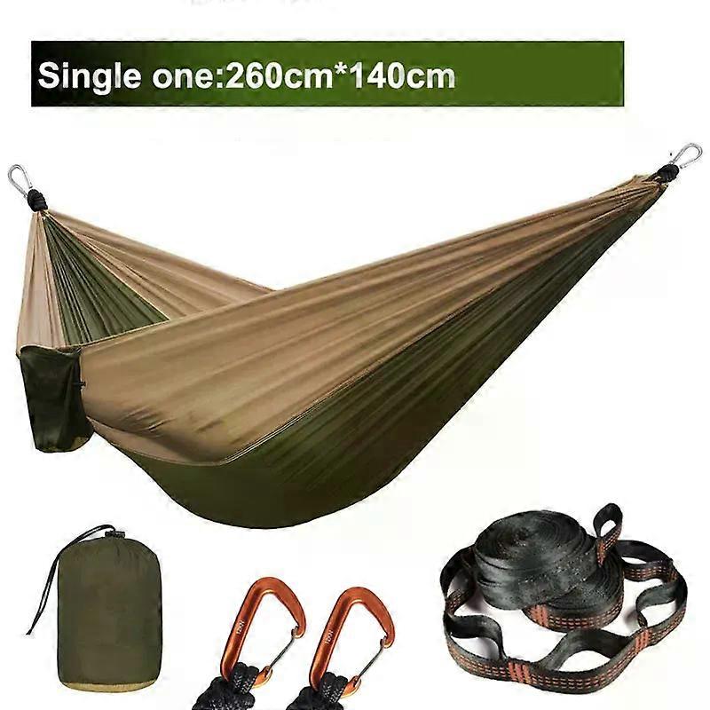 Ultra-light Camping hammocks for outdoor garden swings hammocks with 210T nylon parachute with adjustable loops hammocks straps