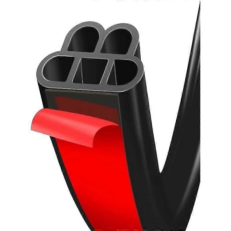 Car Seal Strip,Car Weather Stripping for Car Window and Door, Universal Self Adhesive Auto Rubber Draft Seal