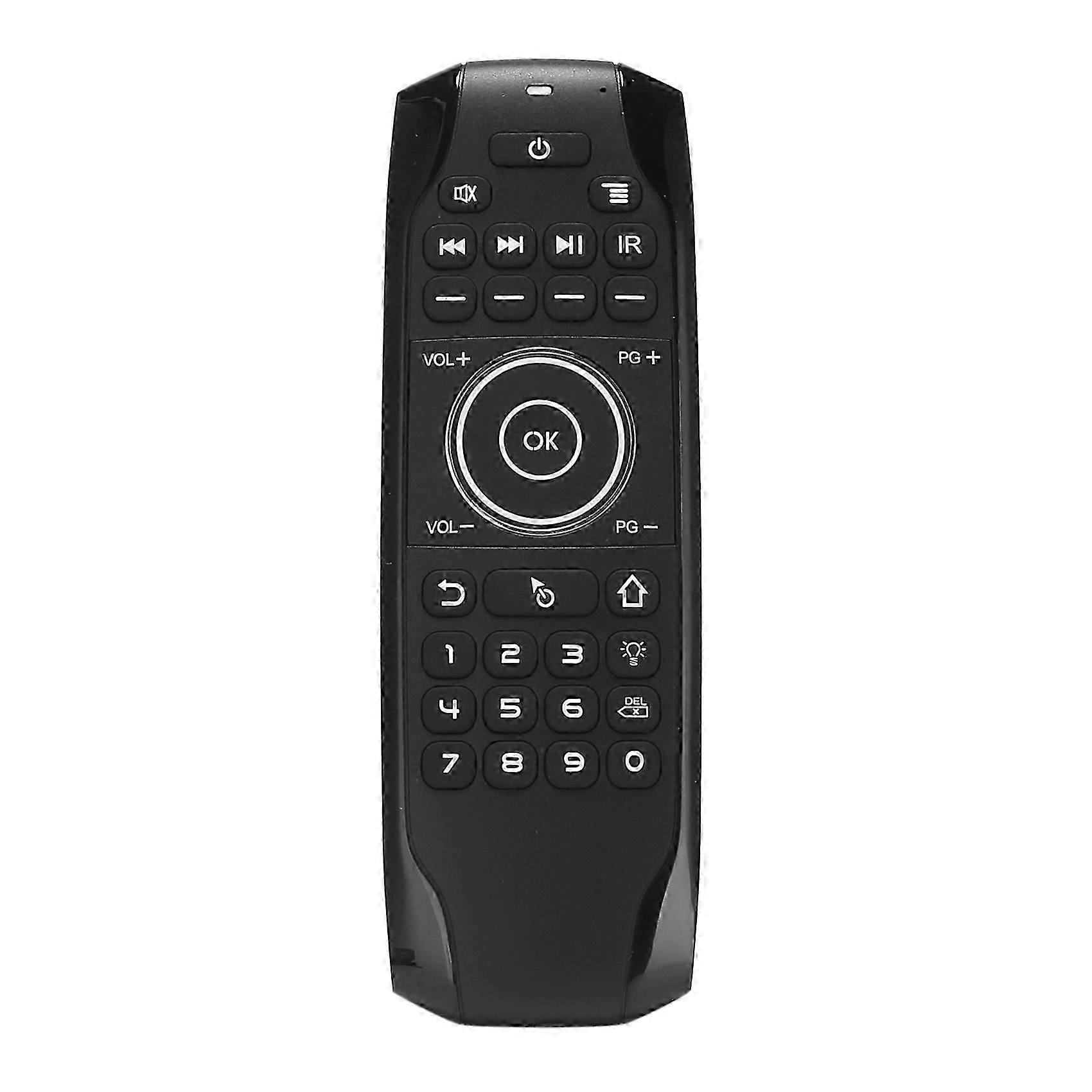 Bluetooth 5.0 Mini Keyboard G7BTS Gyroscope Backlit IR Learning Air Mouse Remote Control for Smart