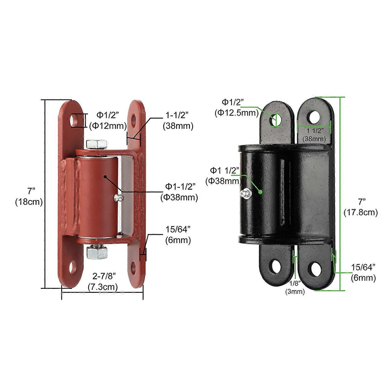 مفصلات بوابة ممر قوة صناعية متعددة الأغراض مع توجهات إبرة تحمل 1 مليون دورة اختبار زوج معدني أحمر