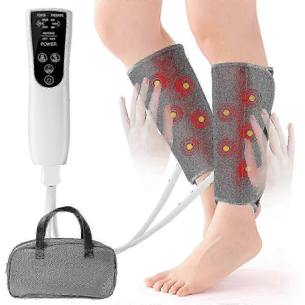 Massaggiatore elettrico senza fili per gambe con compressione dell'aria ricaricabile per alleviare il dolore Massaggio rilassante della fatica muscolare del polpaccio