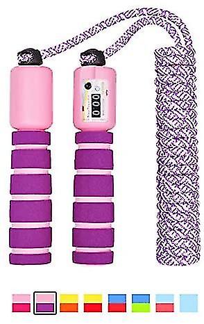 Pxcl Jump Rope Speed Rope With Counter And Comfortable & Anti-slip Handles For Fitness And Boxing