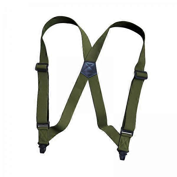 3x Men Suspenders, Elastic Straps Utility Versatile Comfortable Back Belt Pants