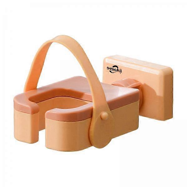 Sleek Wall Mount Hair Dryer Rack with Customizable Storage Space