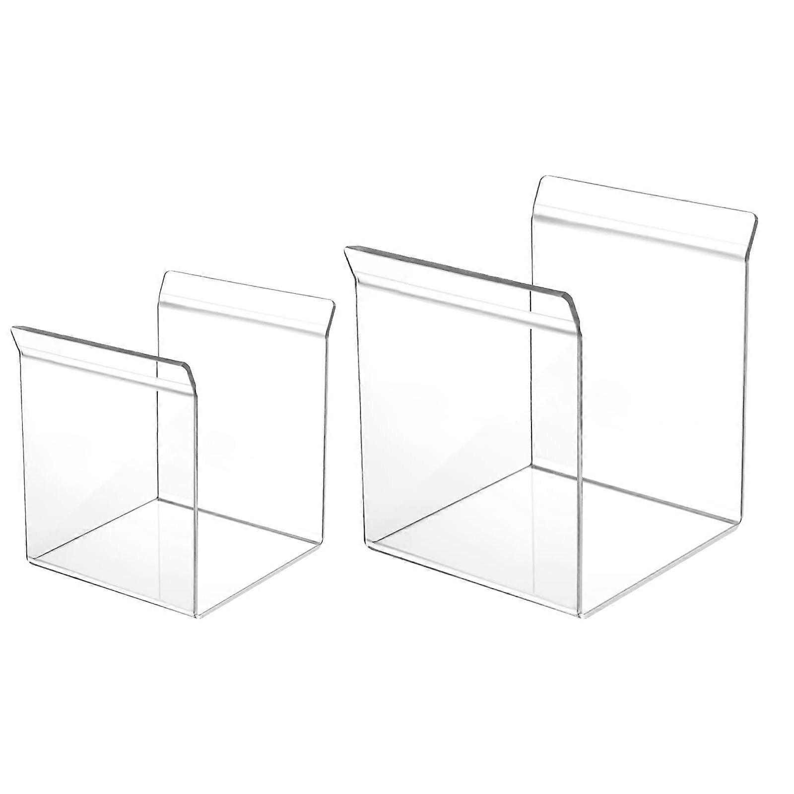 Ziplocks Porte-sac Baggy Rack Support en acrylique pour sac de préparation des aliments Support de sac de stockage des aliments Remplissage Zip Lock Porte-sac de congélation
