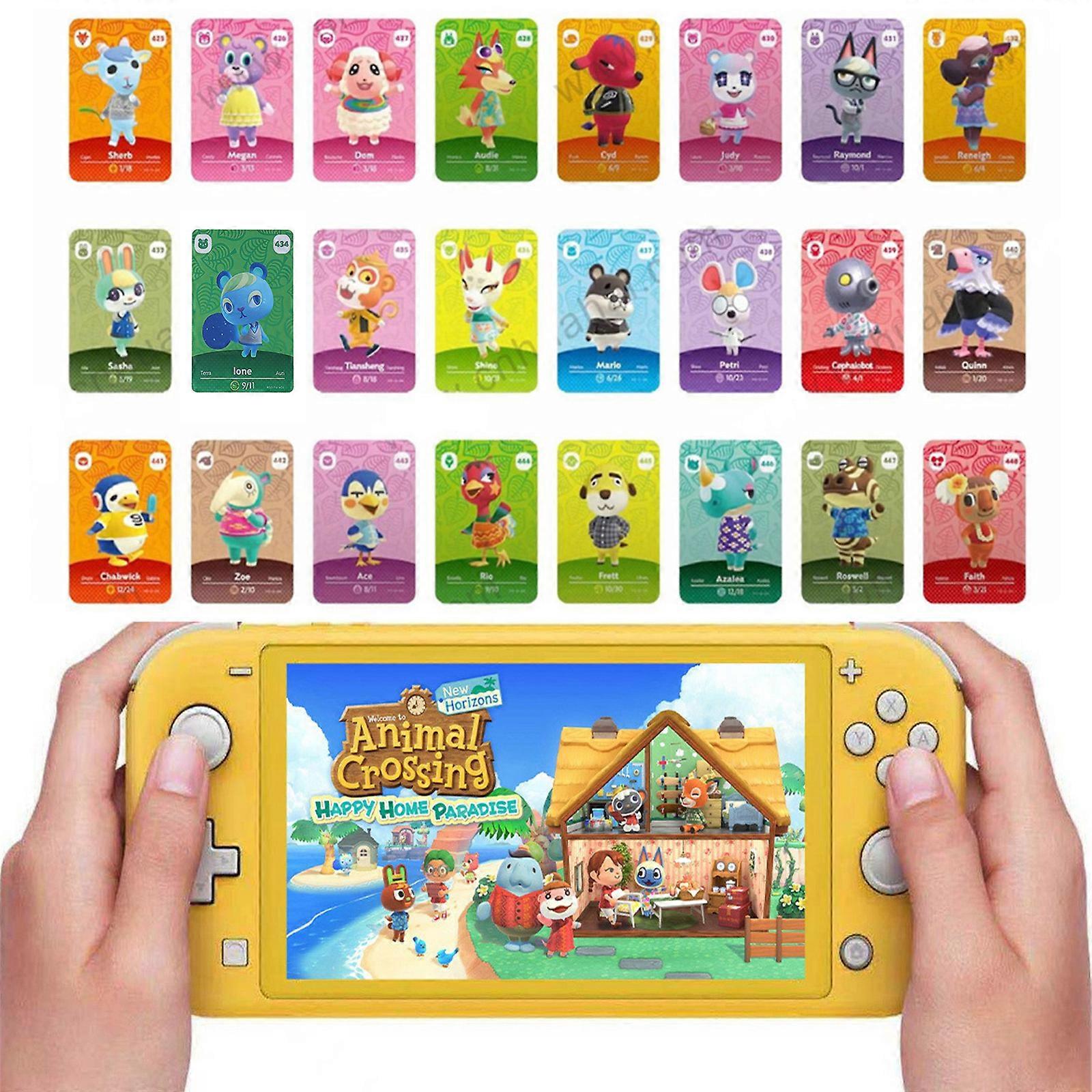Hot Game Animals Crossing Series 5 425-448 Cards NFC Animals Set for Switch 3DS  Series 1 First Version NFC TAG Card Multicolor
