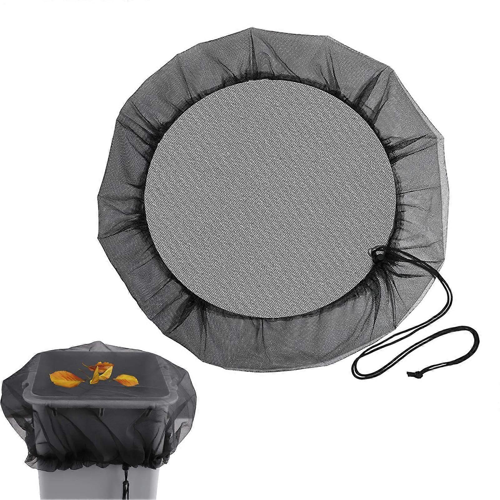 Water Butt Net Rain Barrel Cover  Adjustable Drawstring  Garden Diameter: 60cm Ref: 6618