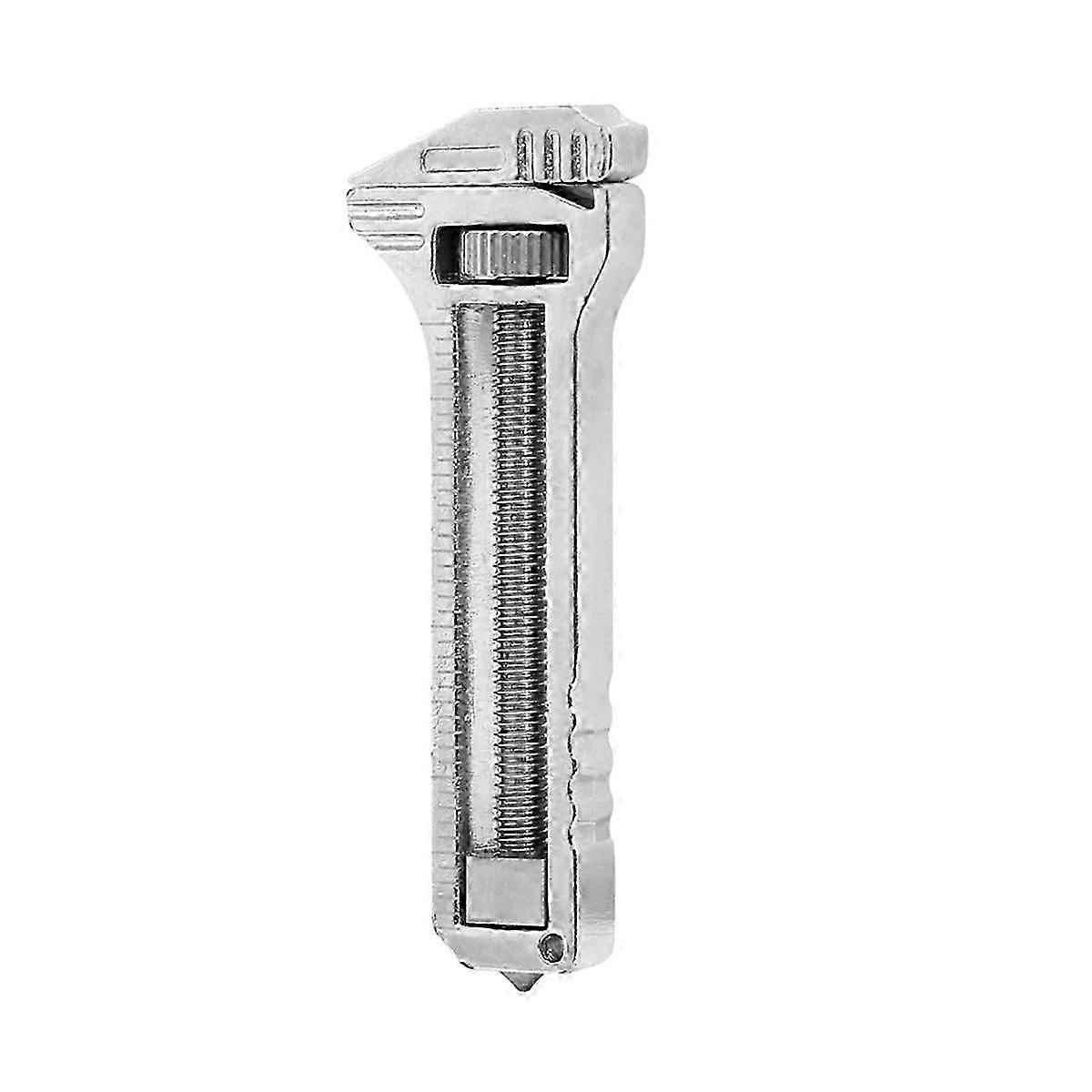Mini Bottle Opener Wrench Rustproof Multi Tool Wrench Adjustable Pry Bar Portable Alloy Multi-Tool