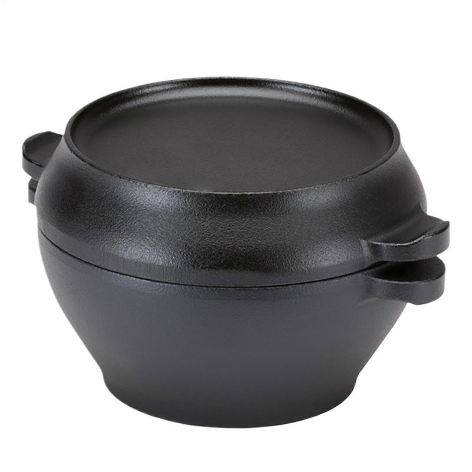 Dutch Oven Round, Double Handles, High-Performance, Robust For Bread Baking, PE