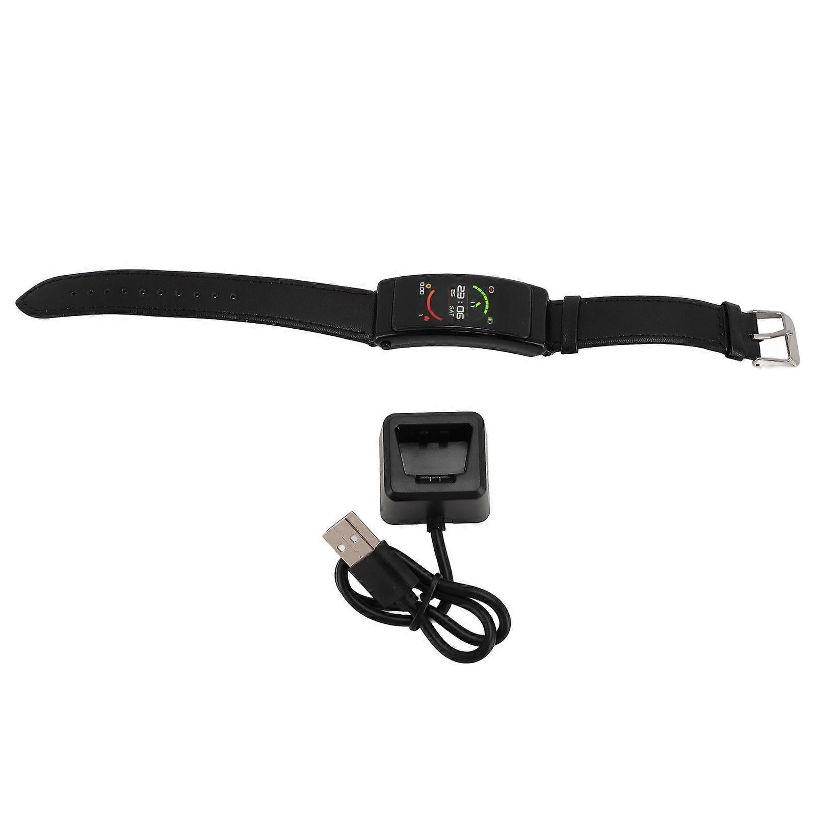 Fitness Tracker Smart Watch 2 in 1 BT 1.14 Inch Touch Screen Fitness Detection Sleep Detection Sedentary Reminder Smart Bracelet for IOS for Android