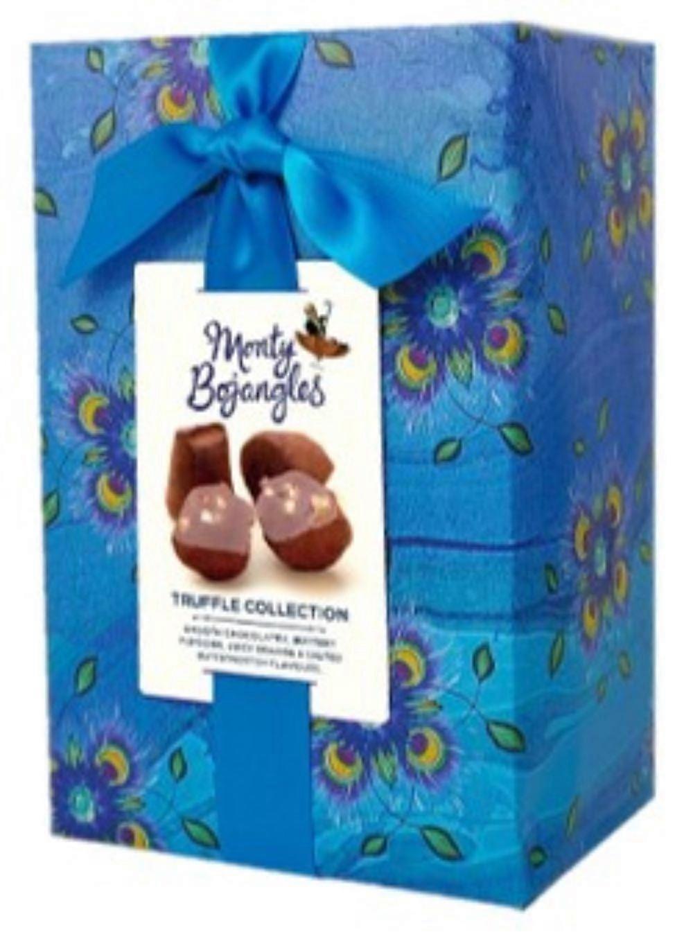 Monty Bojangles Peacock Blue Gift Wrapped Truffles Collection 190g