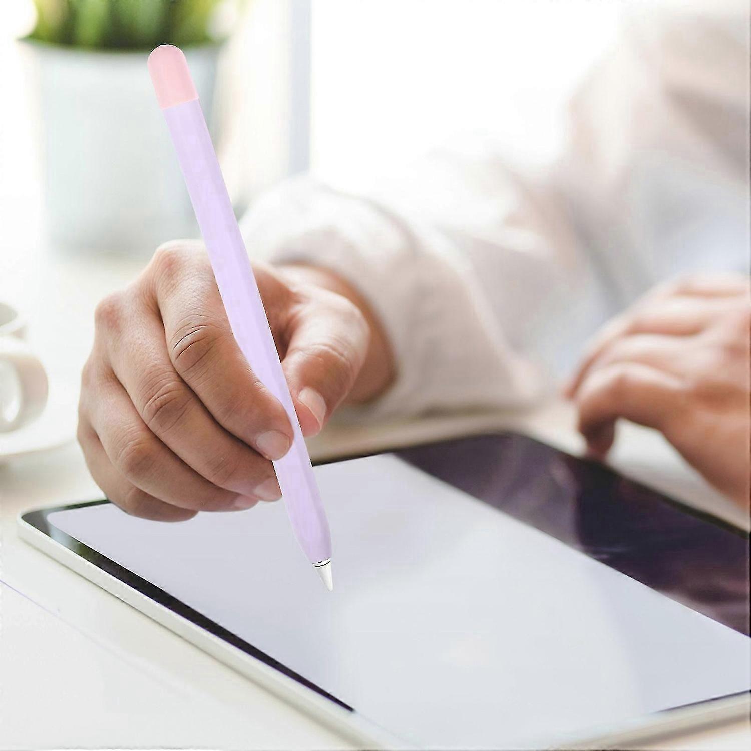 Anti-fall Silicone Stylus Pencil Protective Sleeve Compatible for Apple Pencil 2