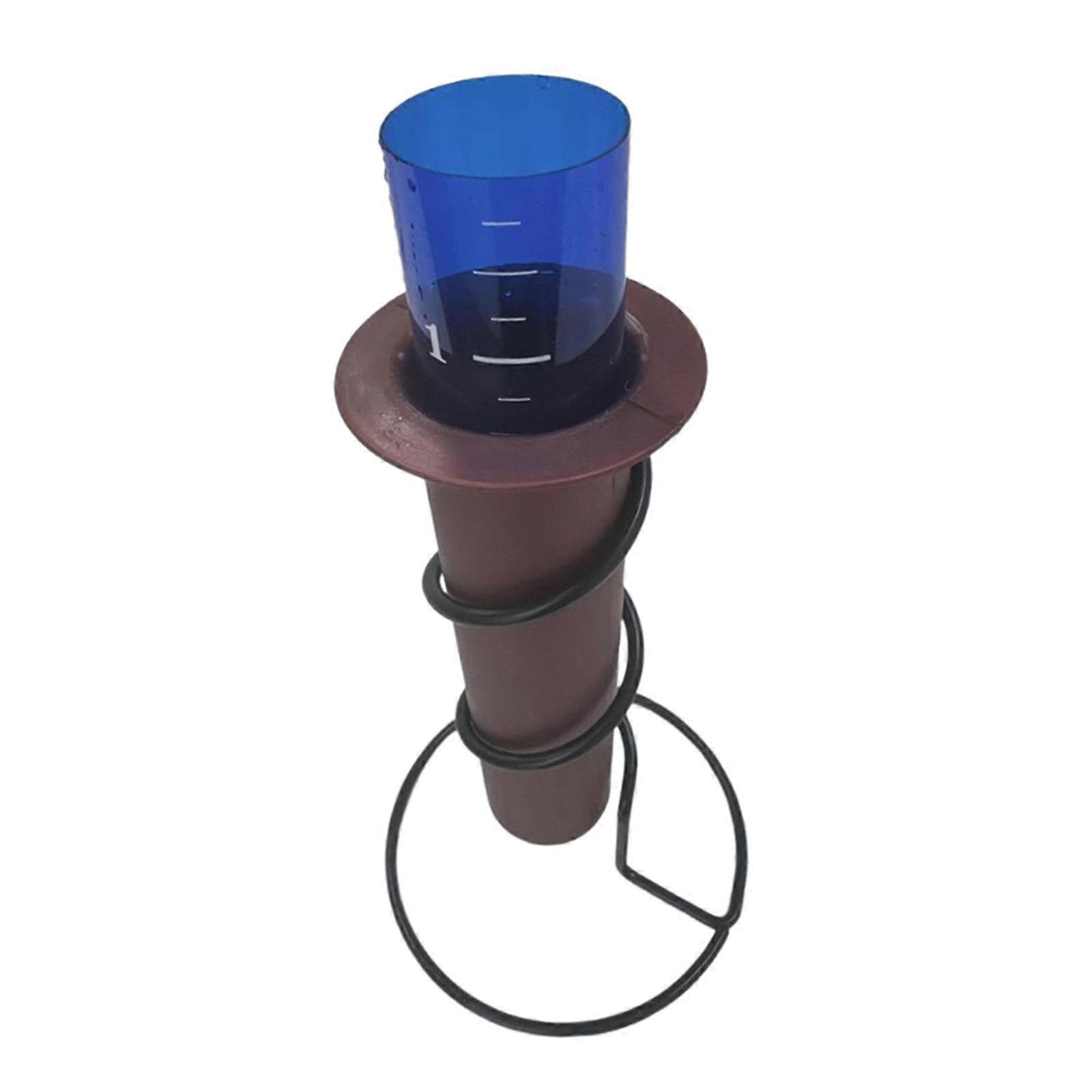 Outdoor Rain Gauge with Scale Floating Rain Meter for Backyard Farmland Yard