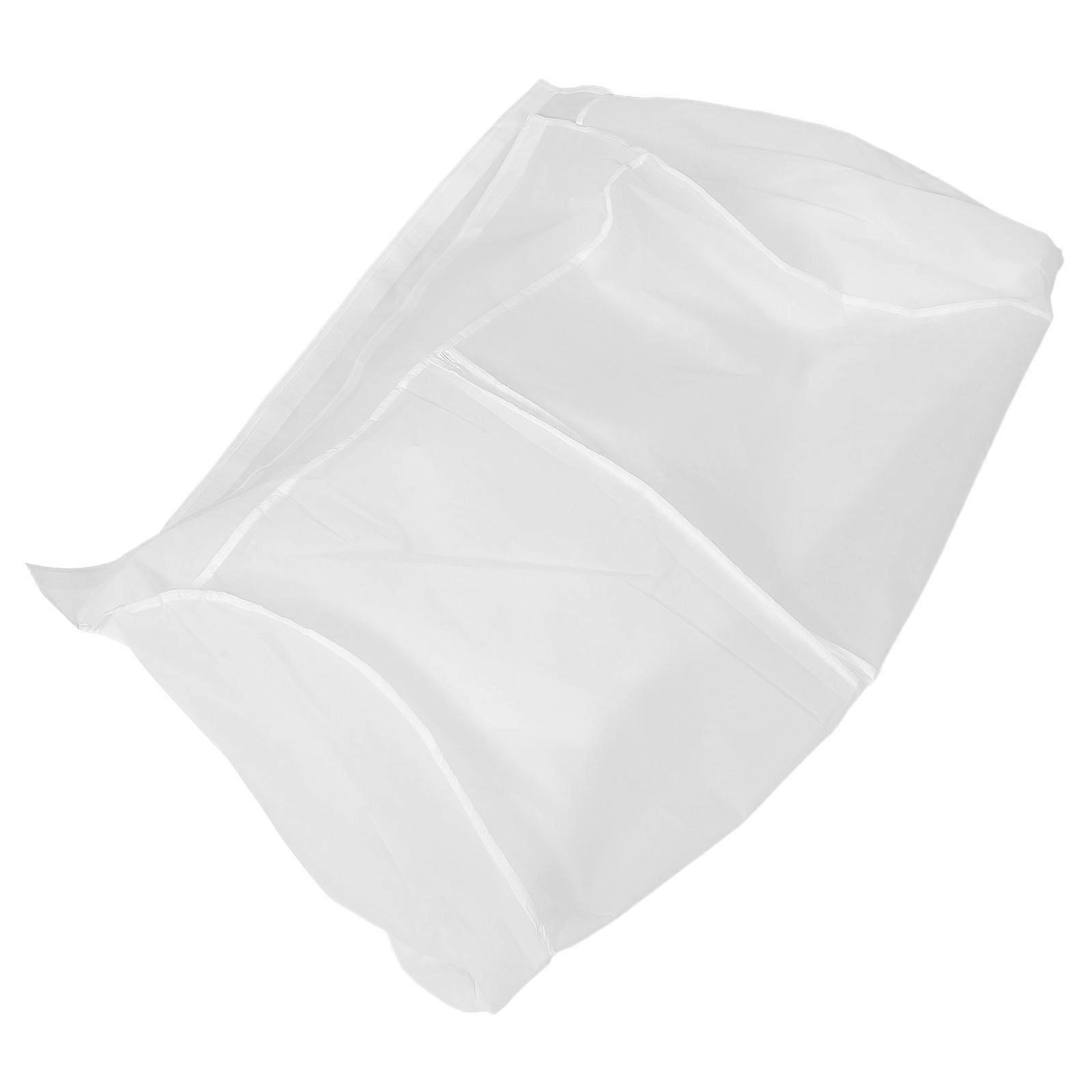 Translucent Hanging Garment Cover Dustproof PEVA Material Reusable Wardrobe Protector for Overcoats Efficient Storage Design