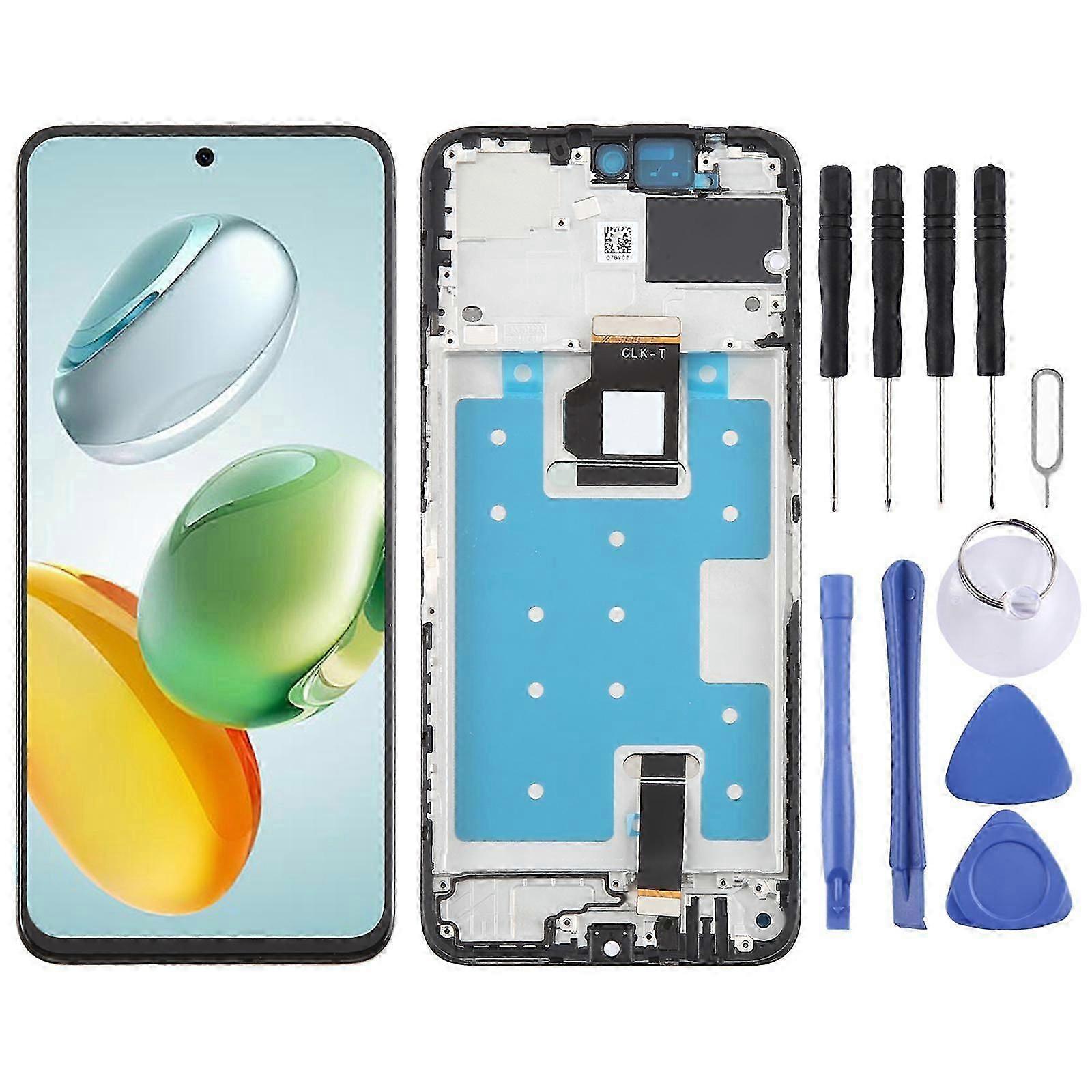 من أجل Honor 200 Smart COMPATIBLE LCD Screen Digitizer تجميع كامل مع إطار