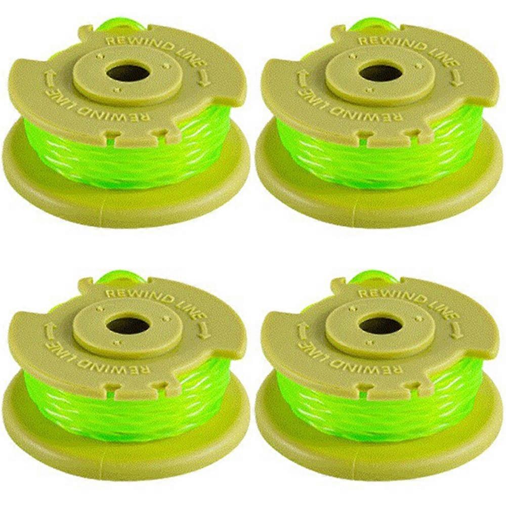 4 Pieces Spools for Ryobi Lawn Mower Nylon Wire Reels Replacement AC80RL3