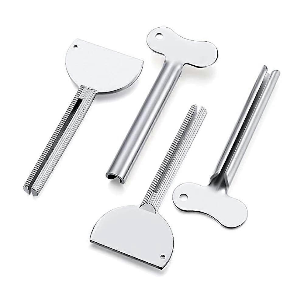 4 Pcs Tube Squeezer for Toothpaste Toothpaste Dispenser Toothpaste Squeezer Roller Tube Creams Paint Squeezer